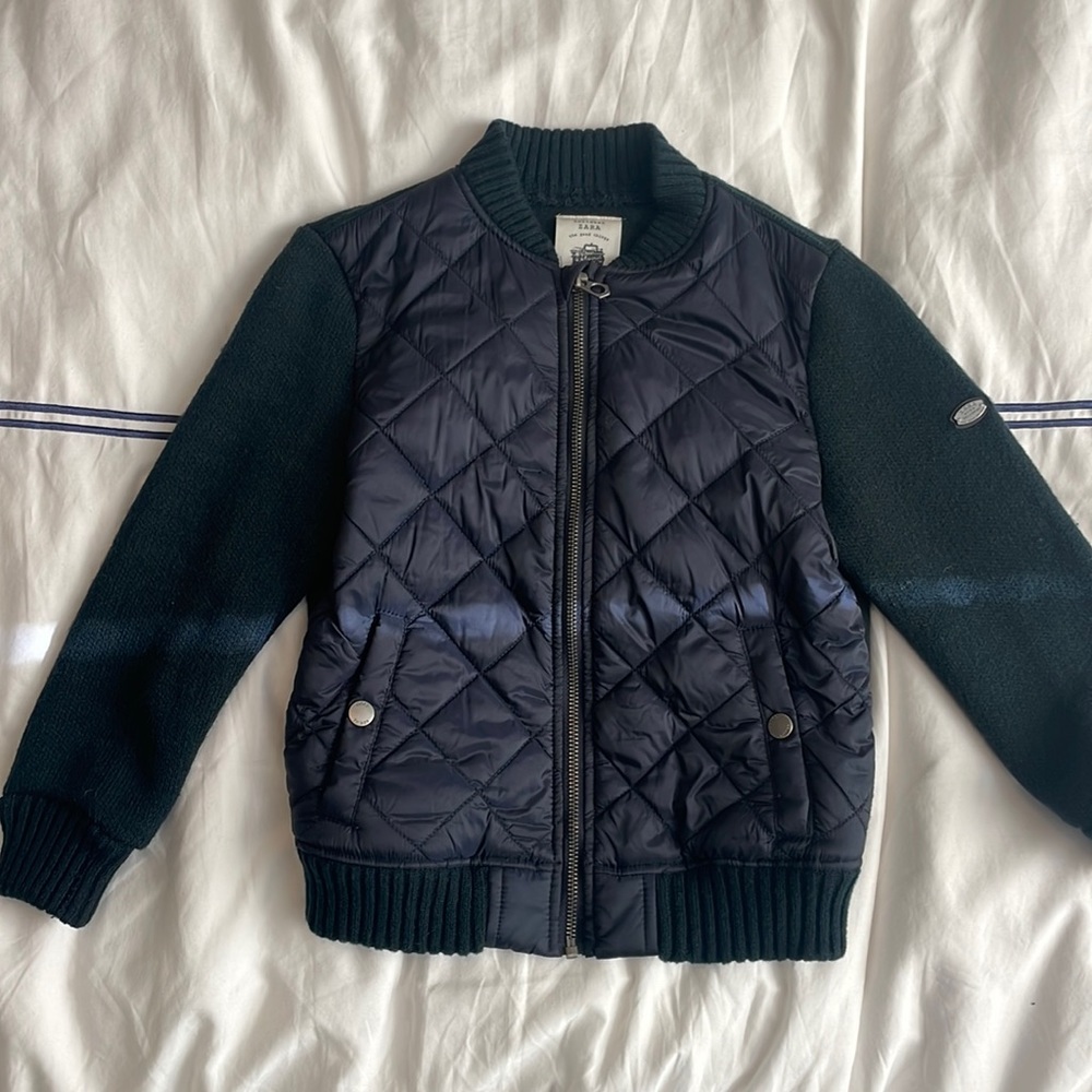 Zara knit sweater jacket size 7 EUC